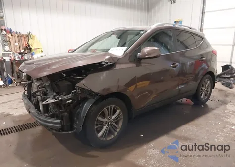 2014 Hyundai Tucson Se from USA, damaged, VIN KM8JUCAG3EU897459